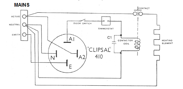 Clipsal 410 wiring diagram